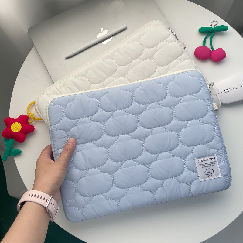Cloud Quilting Tablet/Laptop Bag