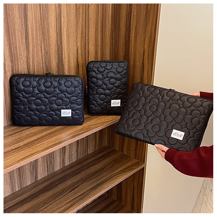 Floral Quilted iPad & Laptop Bag