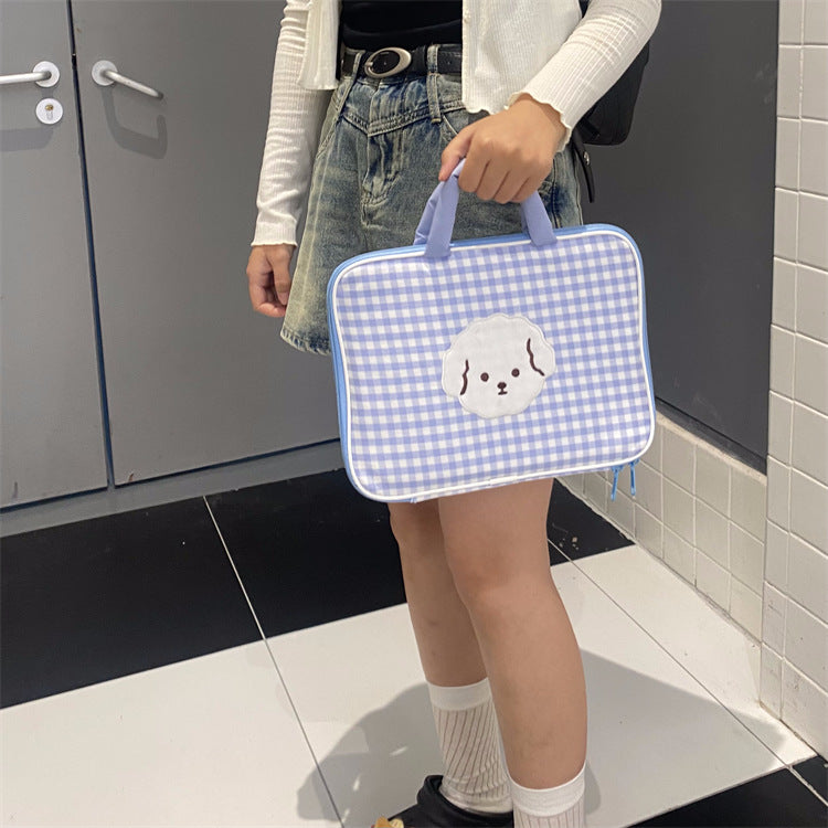 Cute animal laptop handbag, kawaii style laptop carrier