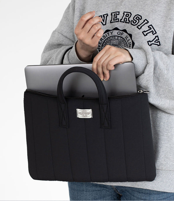 Durable and stylish cozy laptop bag with soft interior