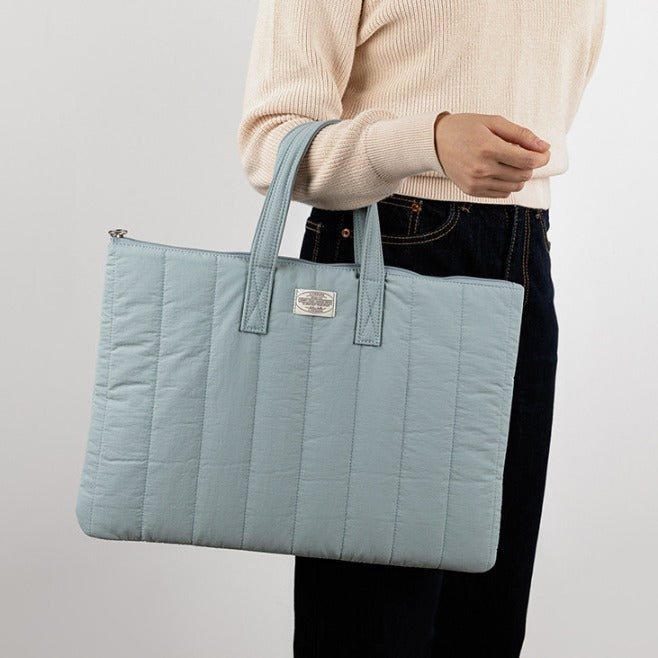 Cute comfy cozy laptop sleeve, kawaii tablet bag for girls