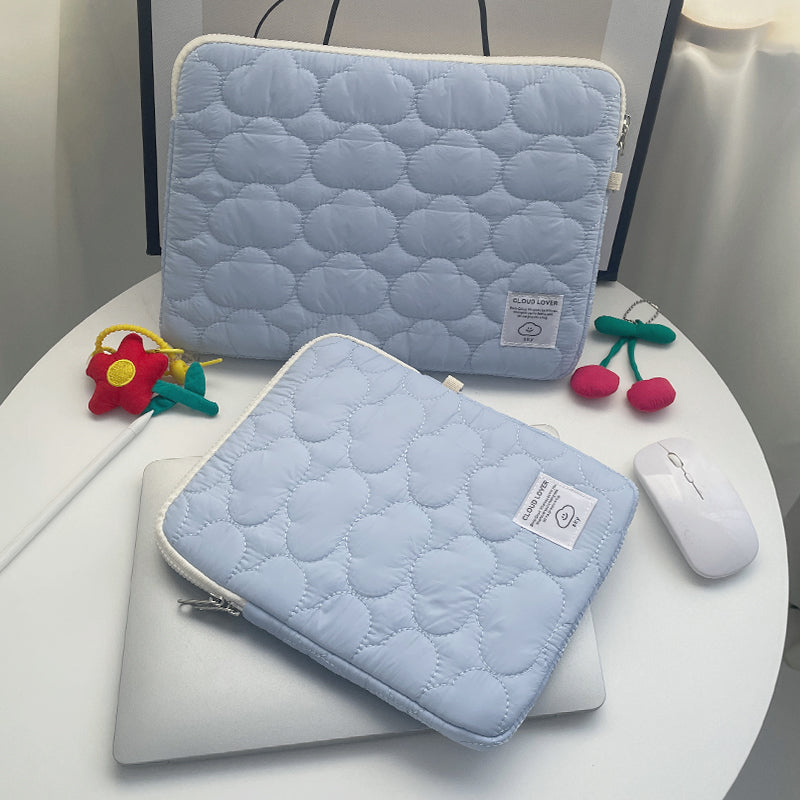 Cloud Quilting Tablet/Laptop Bag
