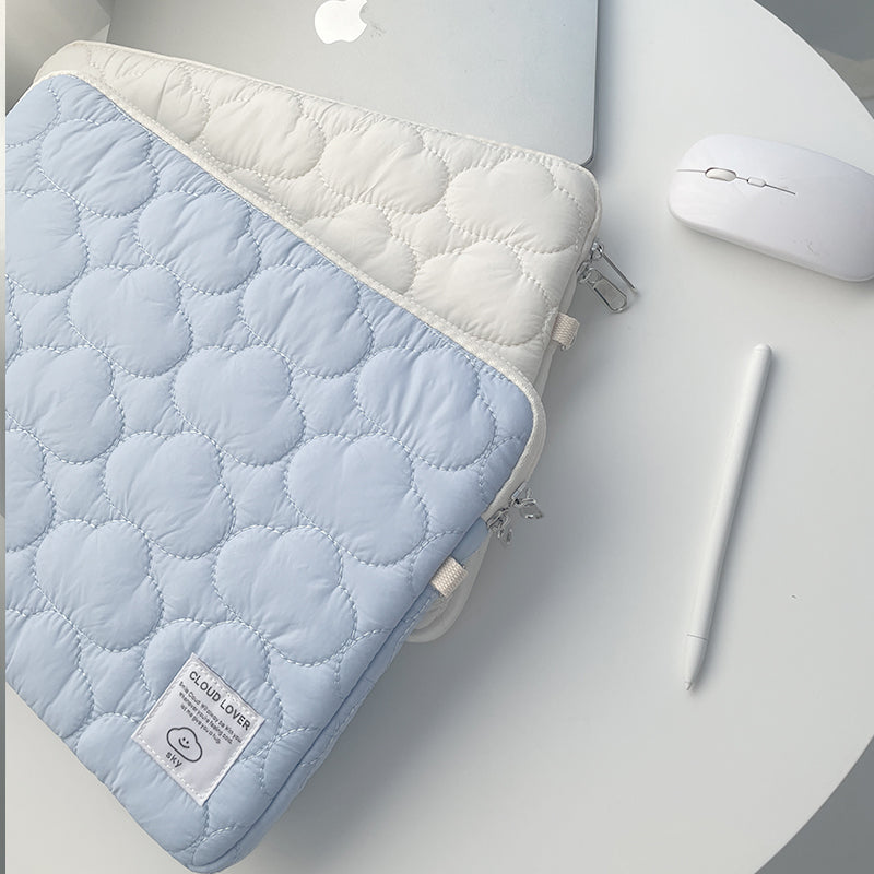 Cloud Quilting Tablet/Laptop Bag