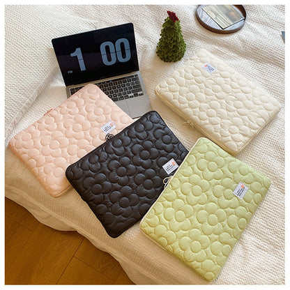 Floral Quilted iPad & Laptop Bag