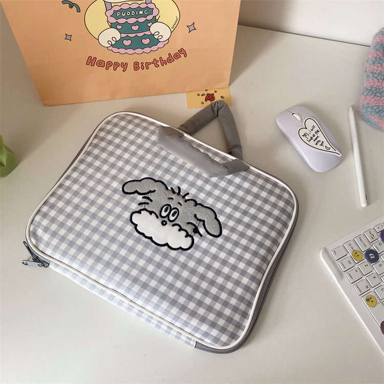 Adorable animal print laptop case, cute school and office bag