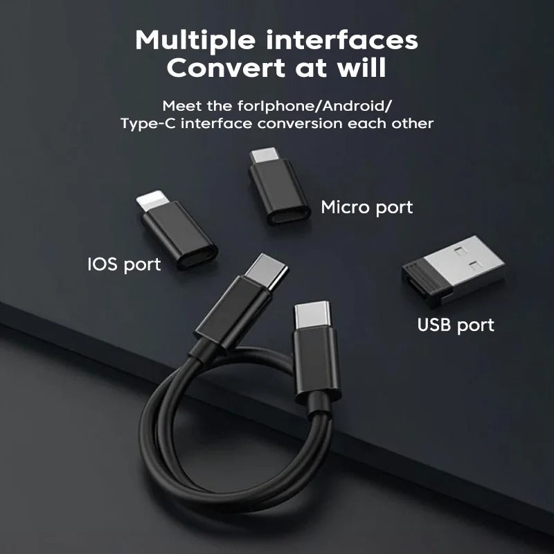 5-in-1 Multi-Device Charging Cable with 60W Fast Charge